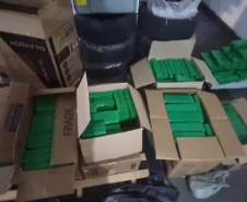 Operações policiais apreendem 1,7 mil quilos de drogas em Curitiba e Santa Helena