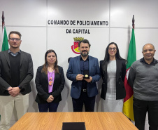 Comitiva da Sesp conhece as instalações da Secretaria de Segurança Pública do Distrito Federal e Rio Grande do Sul