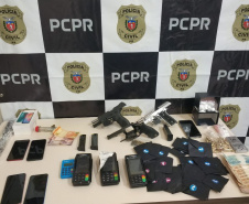 PCPR e PMPR prendem três homens por tráfico de drogas em Telêmaco Borba
