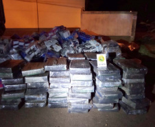 Polícia Militar apreende 3,1 toneladas de maconha em duas ações na região Oeste