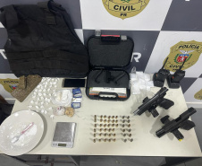 PCPR e PMPR prendem duas pessoas em flagrante por crimes distintos durante operação em Cambé