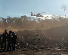 Bombeiros militares participam de operação humanitária no Paraná