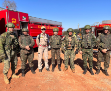 Bombeiros militares participam de operação humanitária no Paraná