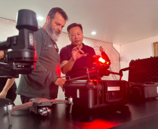 Polícia Penal do Paraná participa de evento que promove novas tecnologias em operações com drones em Foz do Iguaçu 