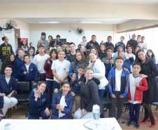 Polícia Civil ministra palestra para 58 alunos surdos em escola na Capital
