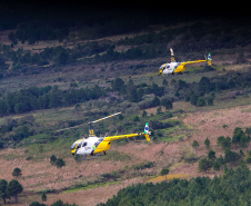 Projeto Falcão reforça policiamento do Paraná com helicópteros superequipados
