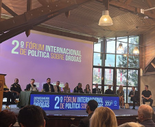 Segurança participa do II Fórum Internacional de Políticas Sobre Drogas em Curitiba
