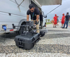 Após teste no feriado, Estado vai usar drones para ajudar bombeiros em salvamentos