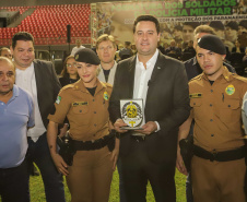 PM completa formatura história com 319 soldados que vão reforçar o Oeste e Sudoeste