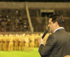 PM completa formatura história com 319 soldados que vão reforçar o Oeste e Sudoeste