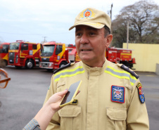 Governador inaugura nova sede do Corpo de Bombeiros de Foz do Iguaçu, a maior do Estado