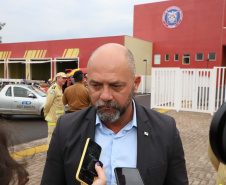 Governador inaugura nova sede do Corpo de Bombeiros de Foz do Iguaçu, a maior do Estado