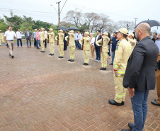 Governador inaugura nova sede do Corpo de Bombeiros de Foz do Iguaçu, a maior do Estado
