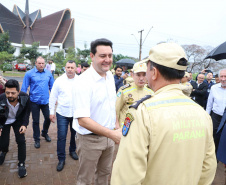 Governador inaugura nova sede do Corpo de Bombeiros de Foz do Iguaçu, a maior do Estado