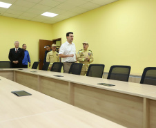 Governador inaugura nova sede do Corpo de Bombeiros de Foz do Iguaçu, a maior do Estado