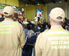 Governador inaugura nova sede do Corpo de Bombeiros de Foz do Iguaçu, a maior do Estado