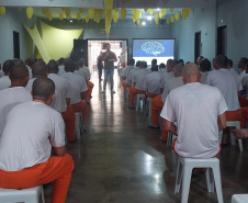  Setembro Amarelo: Ação voltada aos custodiados é realizada na Penitenciária Industrial Marcelo Pinheiro, em Cascavel