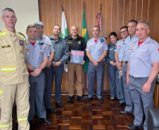 Corpo de Bombeiros do Paraná vira referência para curso de oficiais da PM de São Paulo