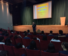 Segurança promove palestra sobre prevenção às drogas para estudantes