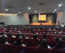 Segurança promove palestra sobre prevenção às drogas para estudantes