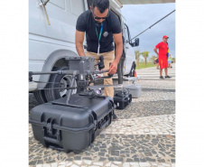 Após teste no feriado, Estado vai usar drones para ajudar bombeiros em salvamentos