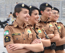 467 mulheres fazem parte da nova turma de policiais militares no Paraná
