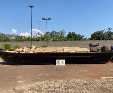 Ação conjunta entre PM e PF na região de fronteira resulta na apreensão de 1,2 mil caixas de cigarros