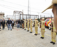 Governador inaugura em Colombo o segundo maior quartel do Corpo de Bombeiros