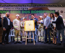 Governador inaugura em Colombo o segundo maior quartel do Corpo de Bombeiros