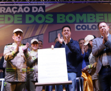 Governador inaugura em Colombo o segundo maior quartel do Corpo de Bombeiros