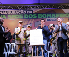 Governador inaugura em Colombo o segundo maior quartel do Corpo de Bombeiros