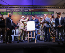 Governador inaugura em Colombo o segundo maior quartel do Corpo de Bombeiros