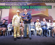 Governador inaugura em Colombo o segundo maior quartel do Corpo de Bombeiros