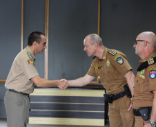 Alunos do Curso de Oficiais da Brigada Militar do RS visitam a Polícia Militar do Paraná