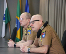 Alunos do Curso de Oficiais da Brigada Militar do RS visitam a Polícia Militar do Paraná