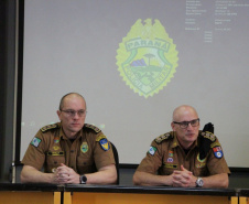 Alunos do Curso de Oficiais da Brigada Militar do RS visitam a Polícia Militar do Paraná