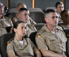 Alunos do Curso de Oficiais da Brigada Militar do RS visitam a Polícia Militar do Paraná