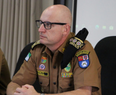 Alunos do Curso de Oficiais da Brigada Militar do RS visitam a Polícia Militar do Paraná