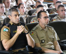 Alunos do Curso de Oficiais da Brigada Militar do RS visitam a Polícia Militar do Paraná