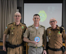 Alunos do Curso de Oficiais da Brigada Militar do RS visitam a Polícia Militar do Paraná