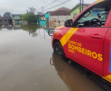 Em União da Vitória, bombeiros militares preparam apoio à limpeza da cidade e residências