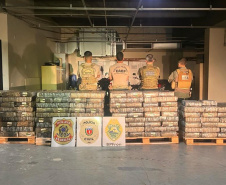 Polícia Militar apreende 3,2 toneladas de maconha em Foz do Iguaçu e Guaíra