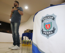 Servidores da Polícia Penal se unem em evento de conscientização contra o câncer de próstata, em Cascavel