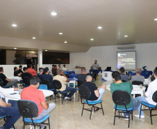 Servidores da Polícia Penal se unem em evento de conscientização contra o câncer de próstata, em Cascavel