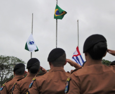 Polícia Militar realiza solenidade alusiva ao Dia da Bandeira Nacional