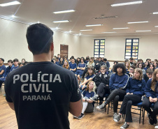 Polícia Civil ministra palestras para 4,7 mil pessoas no mês de outubro em todo Paraná