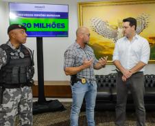 Segurança: unidades especiais terão aporte adicional de R$ 20 milhões para equipamentos