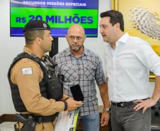Segurança: unidades especiais terão aporte adicional de R$ 20 milhões para equipamentos
