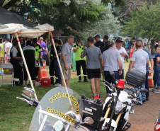 Forças da Segurança Pública se unem em evento que arrecadou 13 toneladas de alimentos