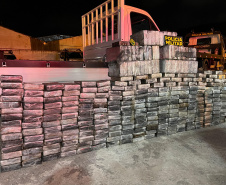 PMPR apreende mais de 350kg de cocaína em Guaratuba